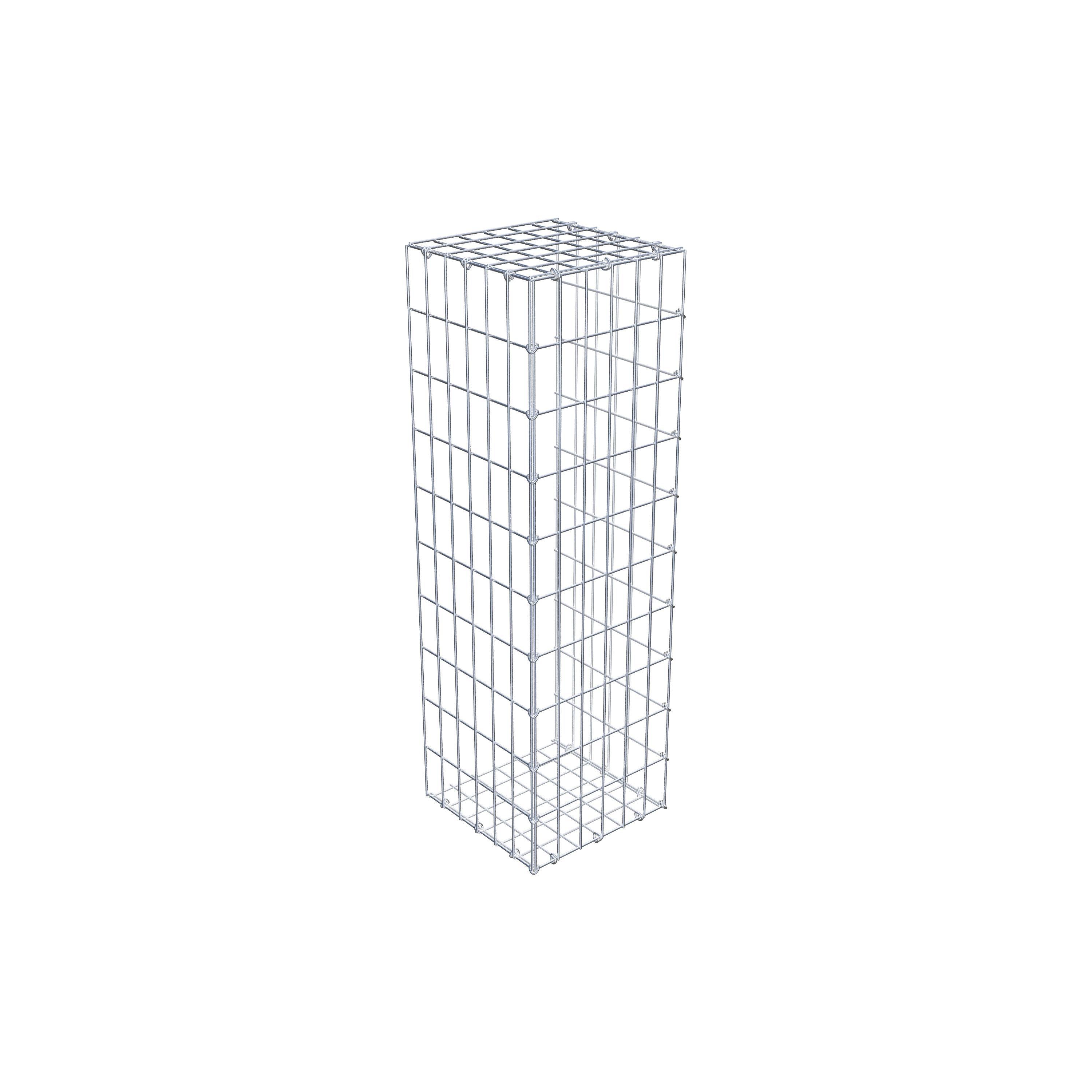 Mounted gabion type 2 100 cm x 30 cm x 30 cm, mesh size 5 cm x 10 cm, C-ring