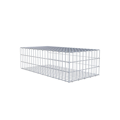 Fourche rapportée type 2 100 cm x 30 cm x 50 cm, mailles 5 cm x 10 cm, anneau en C