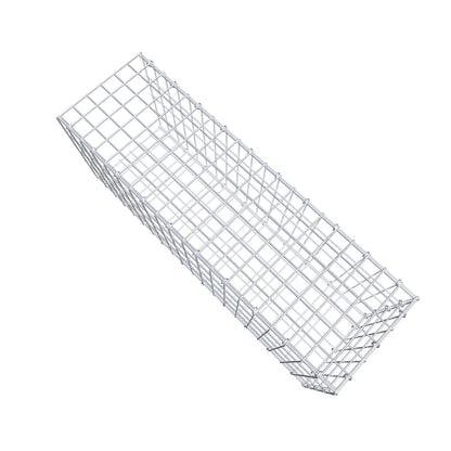 Mounted gabion type 2 100 cm x 40 cm x 30 cm, mesh size 5 cm x 10 cm, C-ring