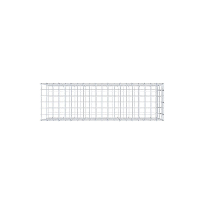 Mounted gabion type 2 100 cm x 40 cm x 30 cm, mesh size 5 cm x 10 cm, C-ring