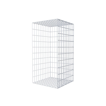 Gabião tipo 2 100 cm x 50 cm x 50 cm, malhagem 5 cm x 10 cm, anel C