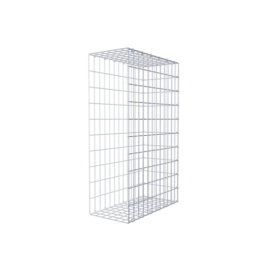 Monteret gabion type 2 100 cm x 60 cm x 30 cm, maskestørrelse 5 cm x 10 cm, C-ring