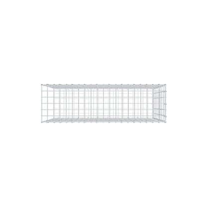 Anbaugabione Typ 2 100 cm x 80 cm x 30 cm, Maschenweite 5 cm x 10 cm, C-Ring