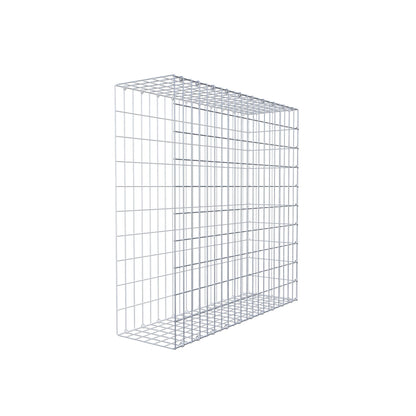 Fourche rapportée type 2 100 cm x 100 cm x 30 cm, mailles 5 cm x 10 cm, anneau en C