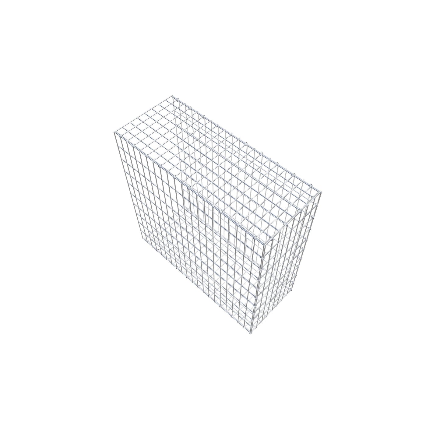 Anbaugabione Typ 2 100 cm x 100 cm x 40 cm, Maschenweite 5 cm x 10 cm, C-Ring