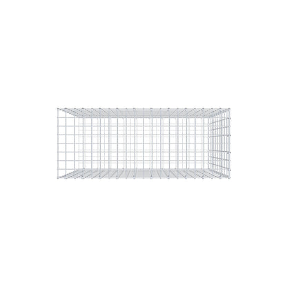Anbaugabione Typ 2 100 cm x 100 cm x 40 cm, Maschenweite 5 cm x 10 cm, C-Ring