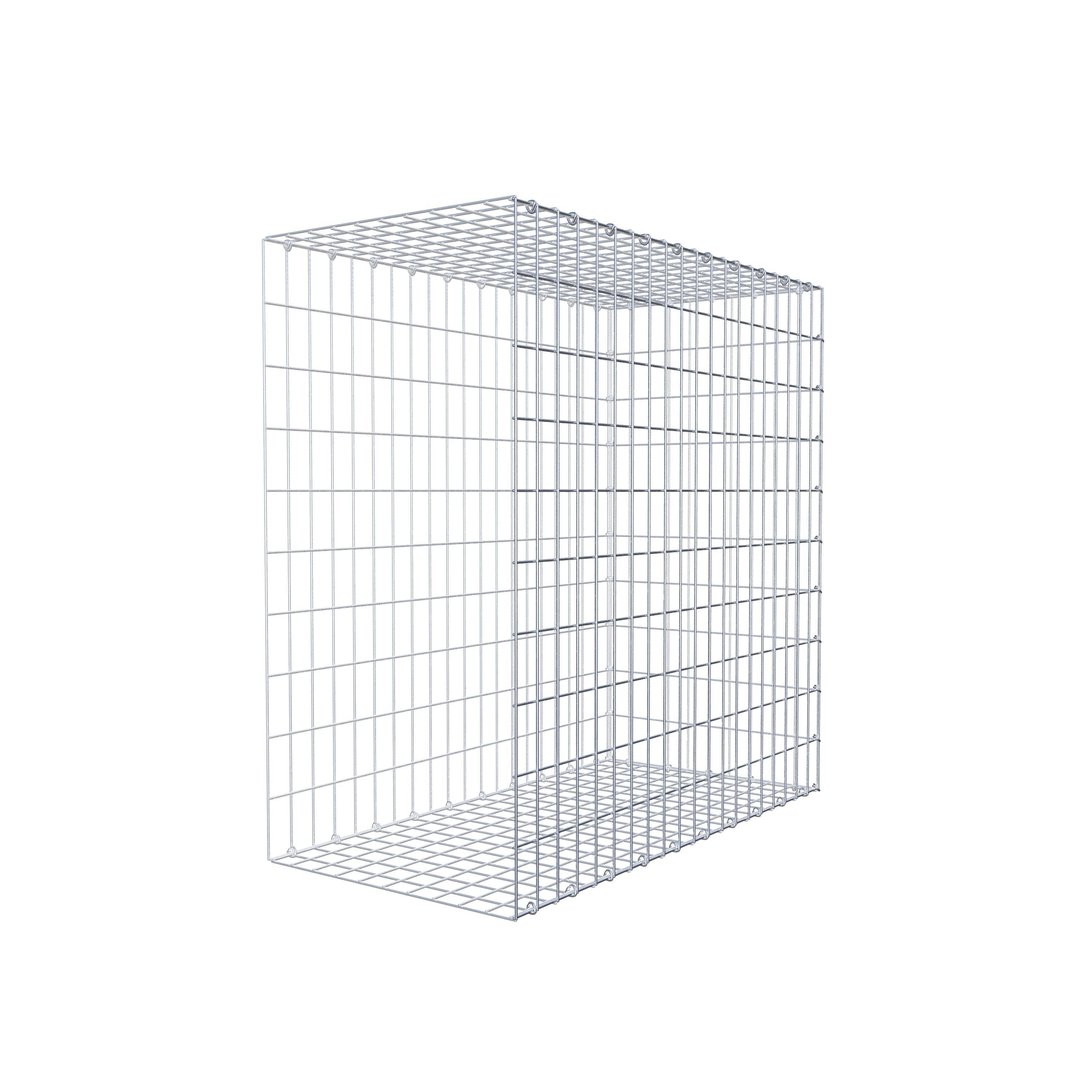 Gabião Tipo 2 100 cm x 100 cm x 50 cm, malhagem 5 cm x 10 cm, anel C