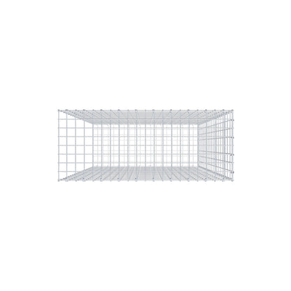 Mounted gabion type 2 200 cm x 100 cm x 40 cm, mesh size 5 cm x 10 cm, C-ring