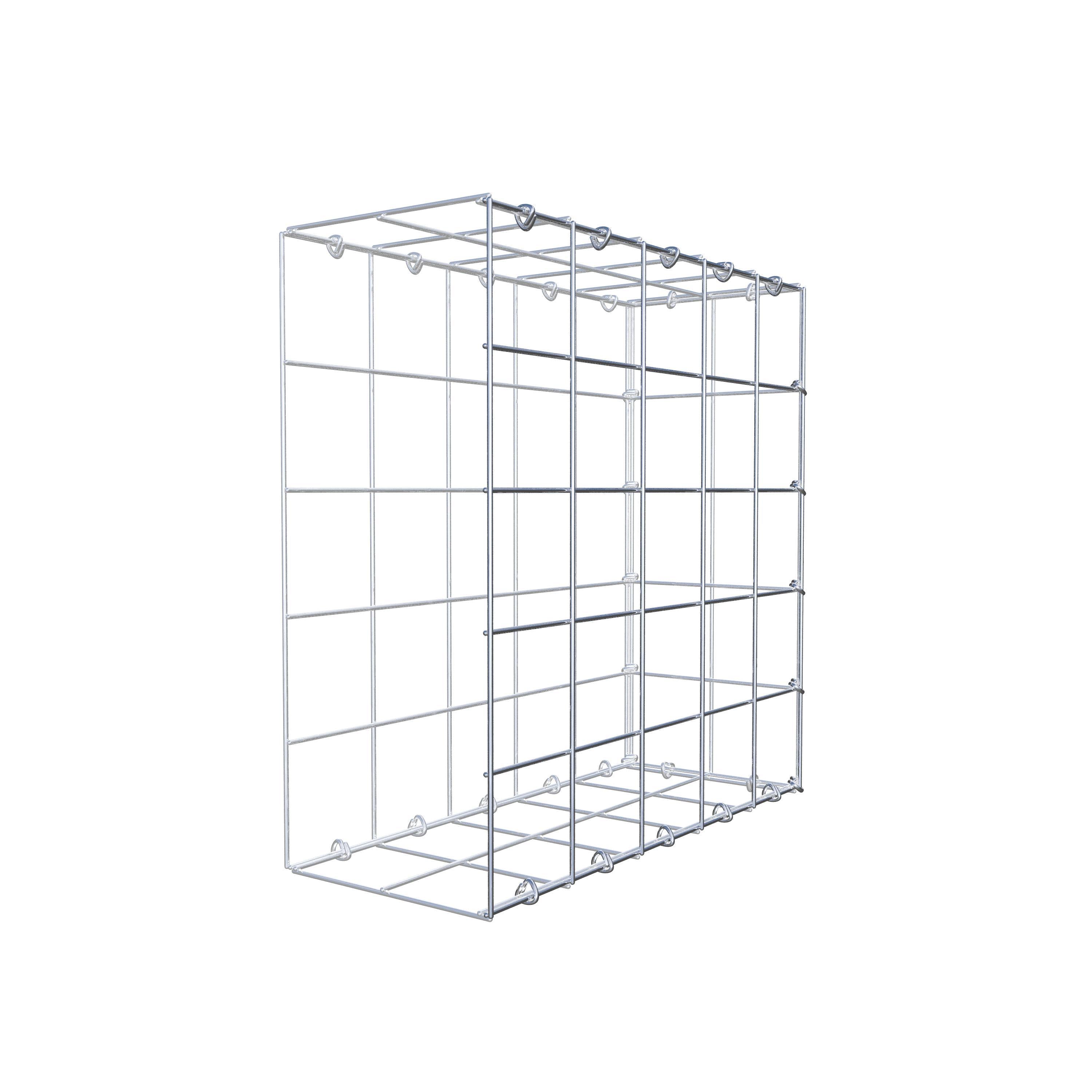 Toegevoegde pool type 2 50 cm x 50 cm x 20 cm (L x H x D), maaswijdte 10 cm x 10 cm, C-ring