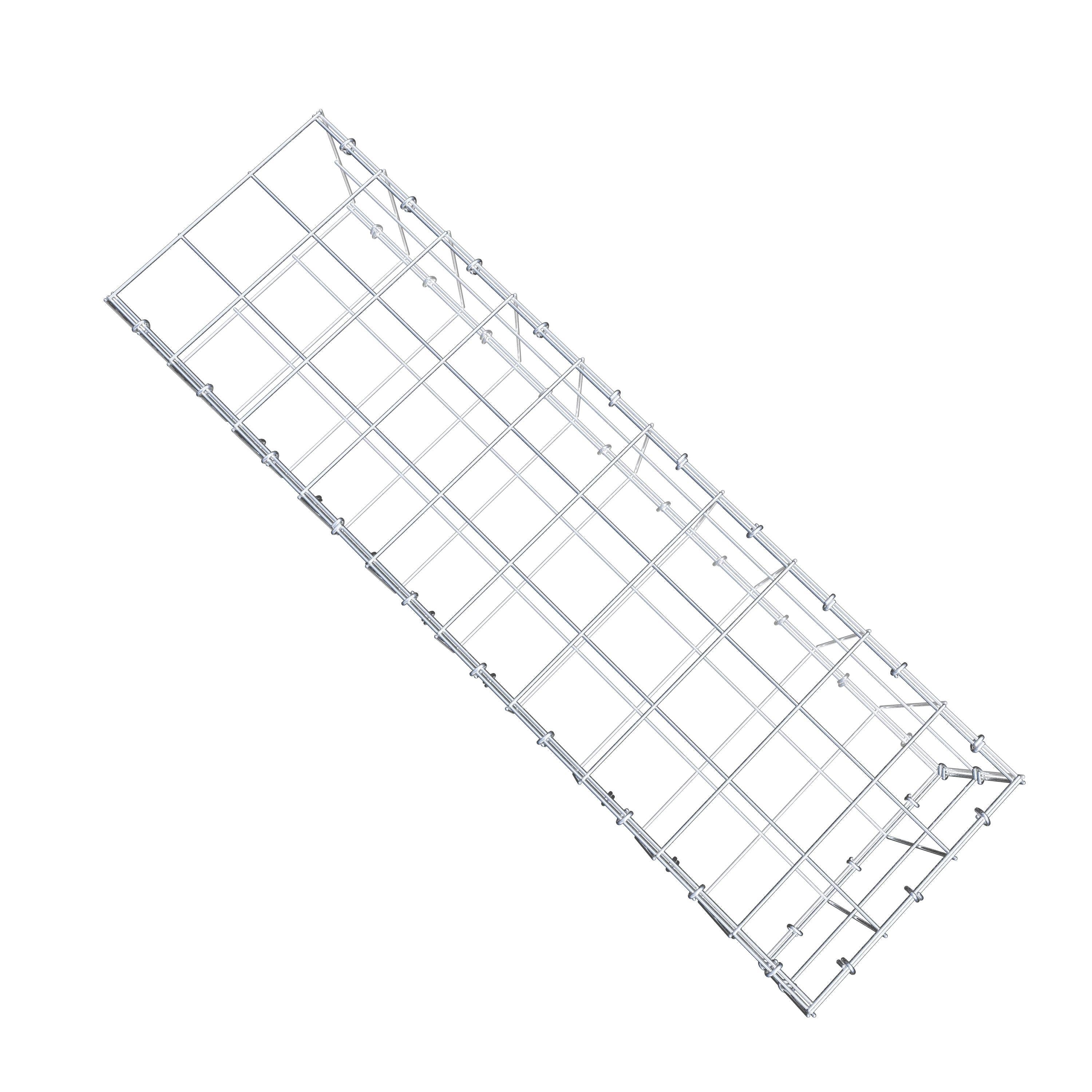 Gabião Tipo 2 100 cm x 20 cm x 30 cm (C x A x P), malhagem 10 cm x 10 cm, anel C