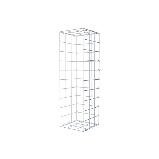 Monteret gabion type 2 100 cm x 30 cm x 30 cm (L x H x D), maskestørrelse 10 cm x 10 cm, C-ring