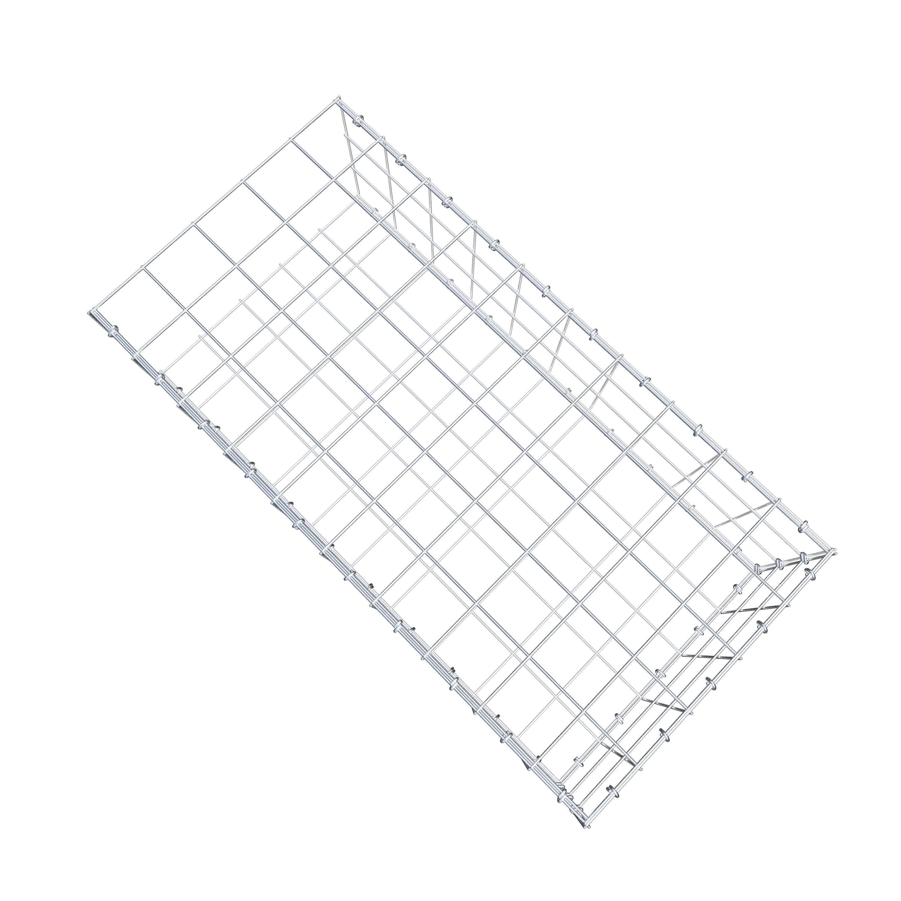 Gabião Tipo 2 100 cm x 30 cm x 50 cm (C x A x P), malhagem 10 cm x 10 cm, anel C