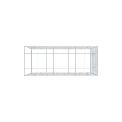 Anbaugabione Typ 2 100 cm x 70 cm x 40 cm (L x H x T), Maschenweite 10 cm x 10 cm, C-Ring