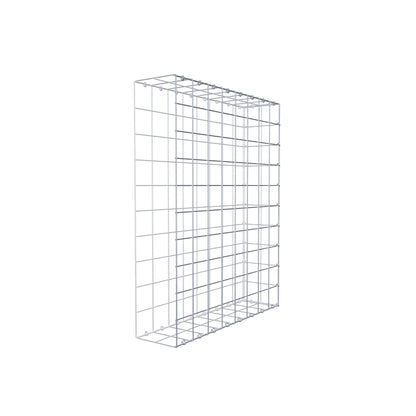 Mounted gabion type 2 100 cm x 80 cm x 20 cm (L x H x D), mesh size 10 cm x 10 cm, C-ring