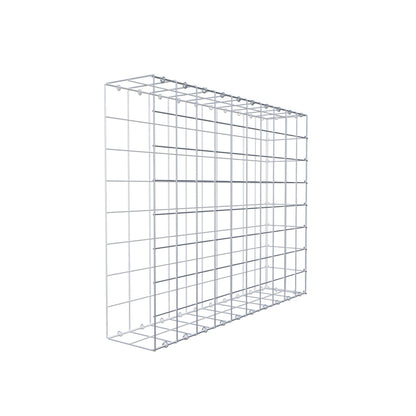 Mounted gabion type 2 100 cm x 80 cm x 20 cm (L x H x D), mesh size 10 cm x 10 cm, C-ring