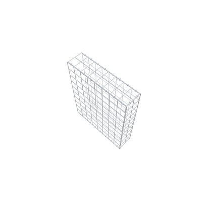 Mounted gabion type 2 100 cm x 80 cm x 20 cm (L x H x D), mesh size 10 cm x 10 cm, C-ring