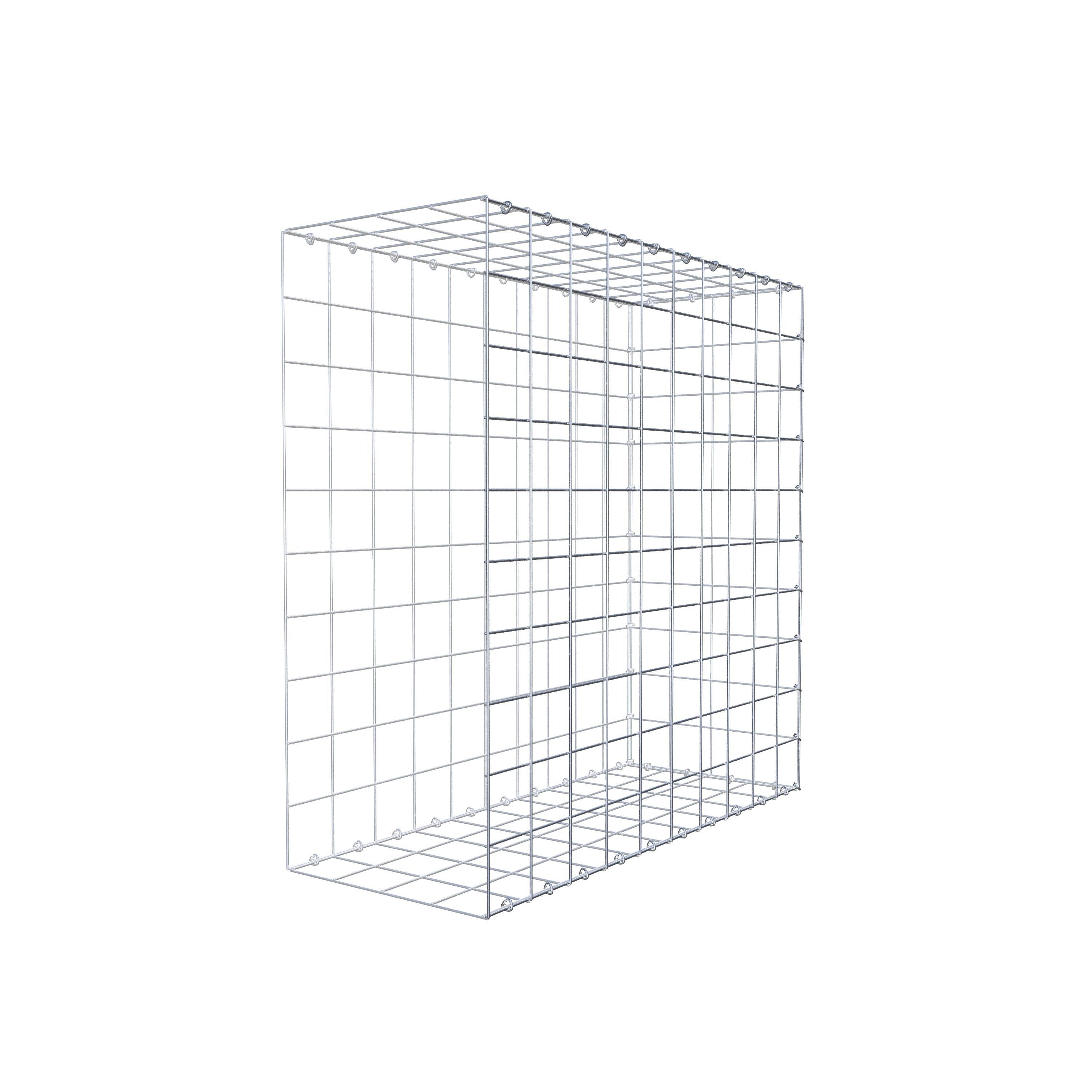 Gabião Tipo 2 100 cm x 100 cm x 40 cm (C x A x P), malhagem 10 cm x 10 cm, anel C