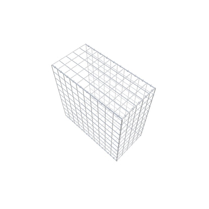 Monteret gabion type 2 100 cm x 100 cm x 50 cm (L x H x D), maskestørrelse 10 cm x 10 cm, C-ring