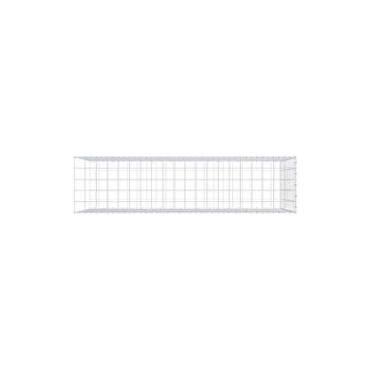 Mounted gabion type 2 200 cm x 100 cm x 50 cm (L x H x D), mesh size 10 cm x 10 cm, C-ring