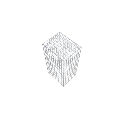 Fourche rapportée type 3 100 cm x 50 cm x 40 cm (L x H x P), mailles 5 cm x 10 cm, anneau C