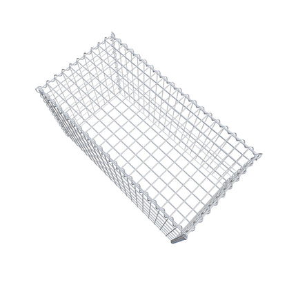 Gabion rapporté type 3 100 cm x 60 cm x 50 cm (L x H x P), mailles 5 cm x 10 cm, spirale