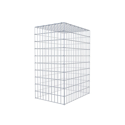 Gavión complementario de tipo 3 100 cm x 70 cm x 50 cm (L x A x P), malla 5 cm x 10 cm, anillo en C