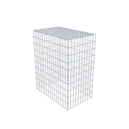 Monteret gabion type 3 100 cm x 80 cm x 50 cm (L x H x D), maskestørrelse 5 cm x 10 cm, C-ring
