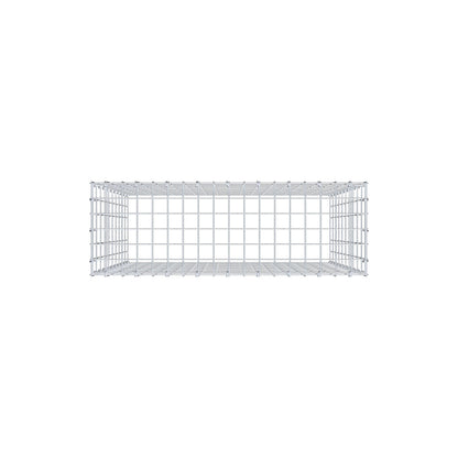 Anbaugabione Typ 3 100 cm x 90 cm x 30 cm (L x H x T), Maschenweite 5 cm x 10 cm, C-Ring