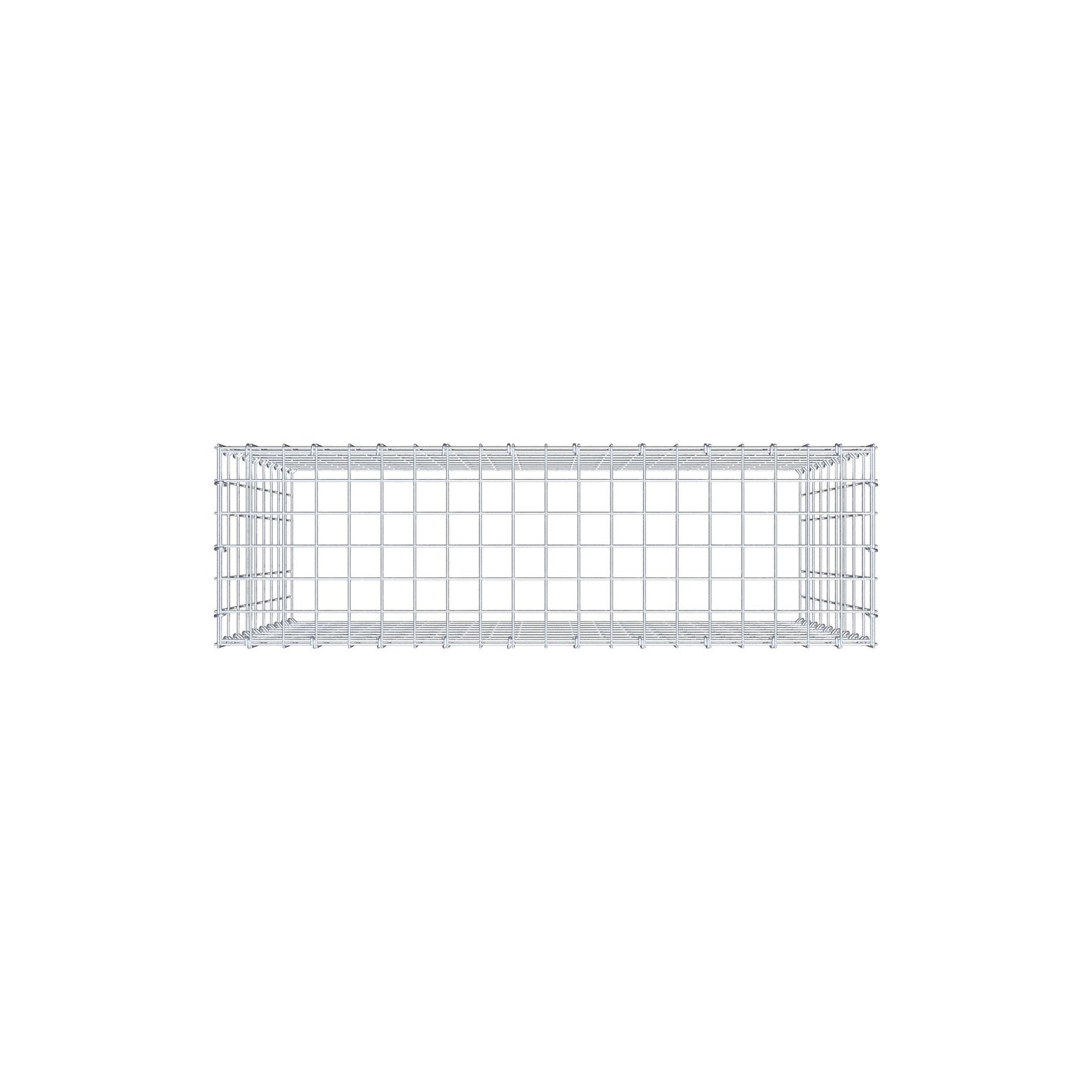 Anbaugabione Typ 3 100 cm x 90 cm x 30 cm (L x H x T), Maschenweite 5 cm x 10 cm, C-Ring