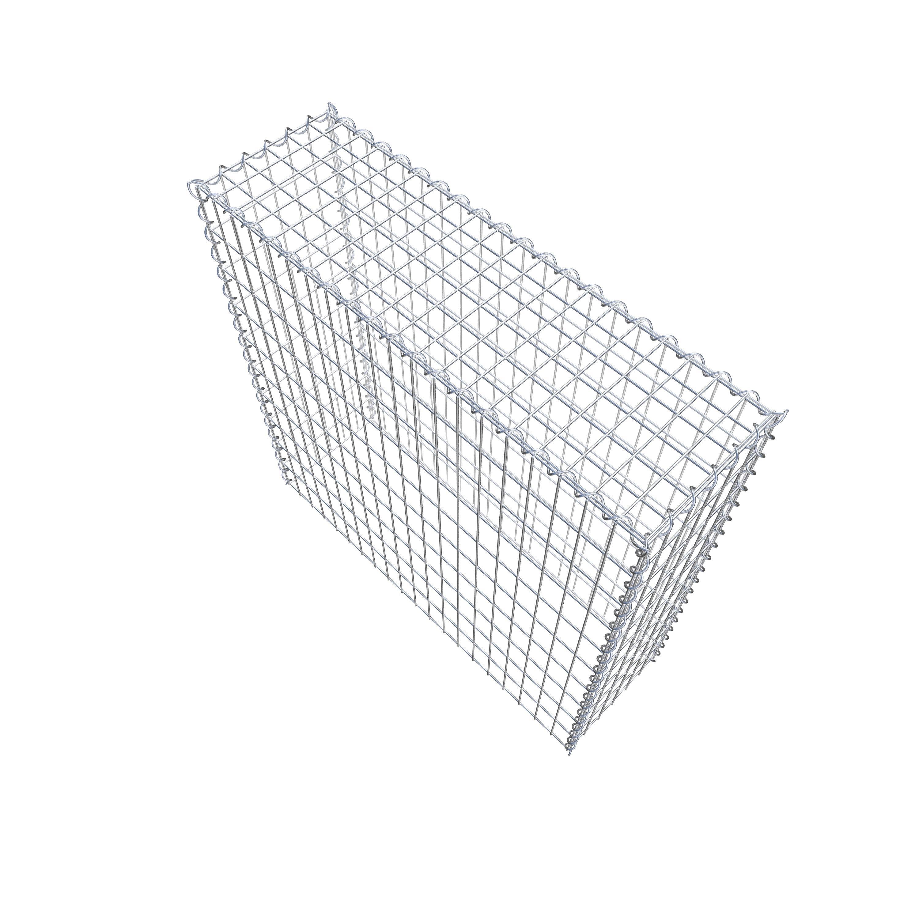 Grown-on gabion type 3 100 cm x 100 cm x 30 cm (L x H x D), mesh size 5 cm x 10 cm, spiral