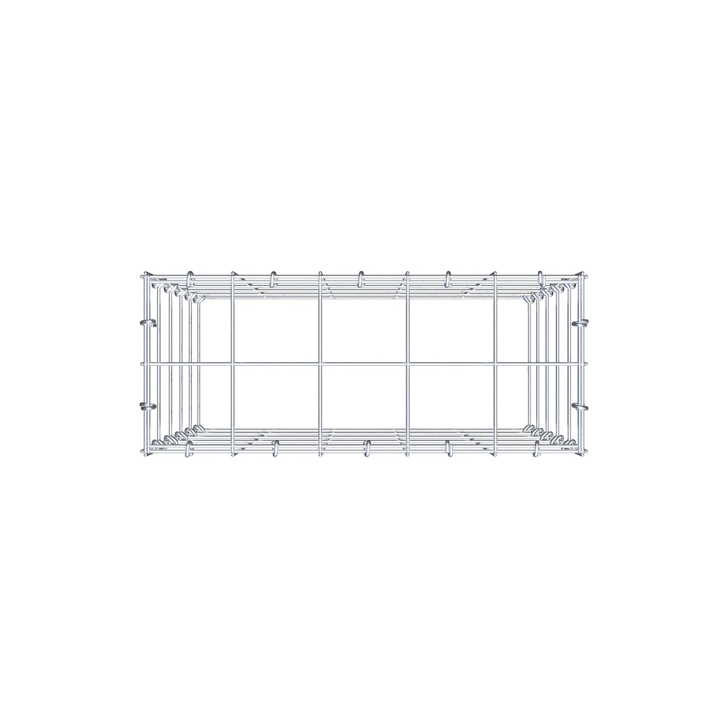 Tilläggspåle typ 3 50 cm x 50 cm x 20 cm (L x H x D), maskstorlek 10 cm x 10 cm, C-ring