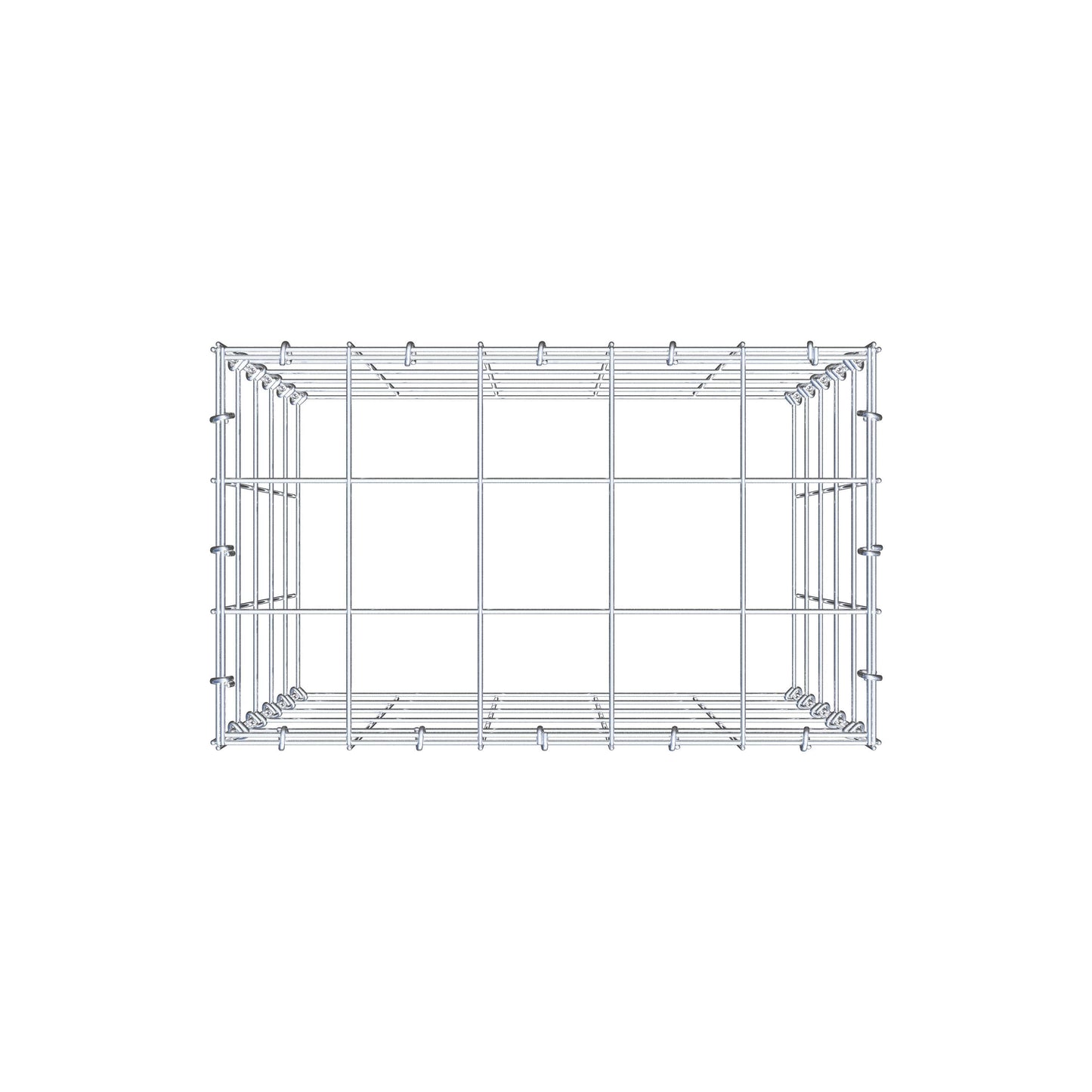 Pile aggiuntivo tipo 3 50 cm x 50 cm x 30 cm (L x H x P), maglia 10 cm x 10 cm, anello a C