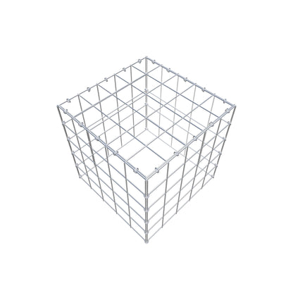 Opbouw schanskorf type 3 50 cm x 50 cm x 50 cm (L x H x D), maaswijdte 10 cm x 10 cm, C-ring