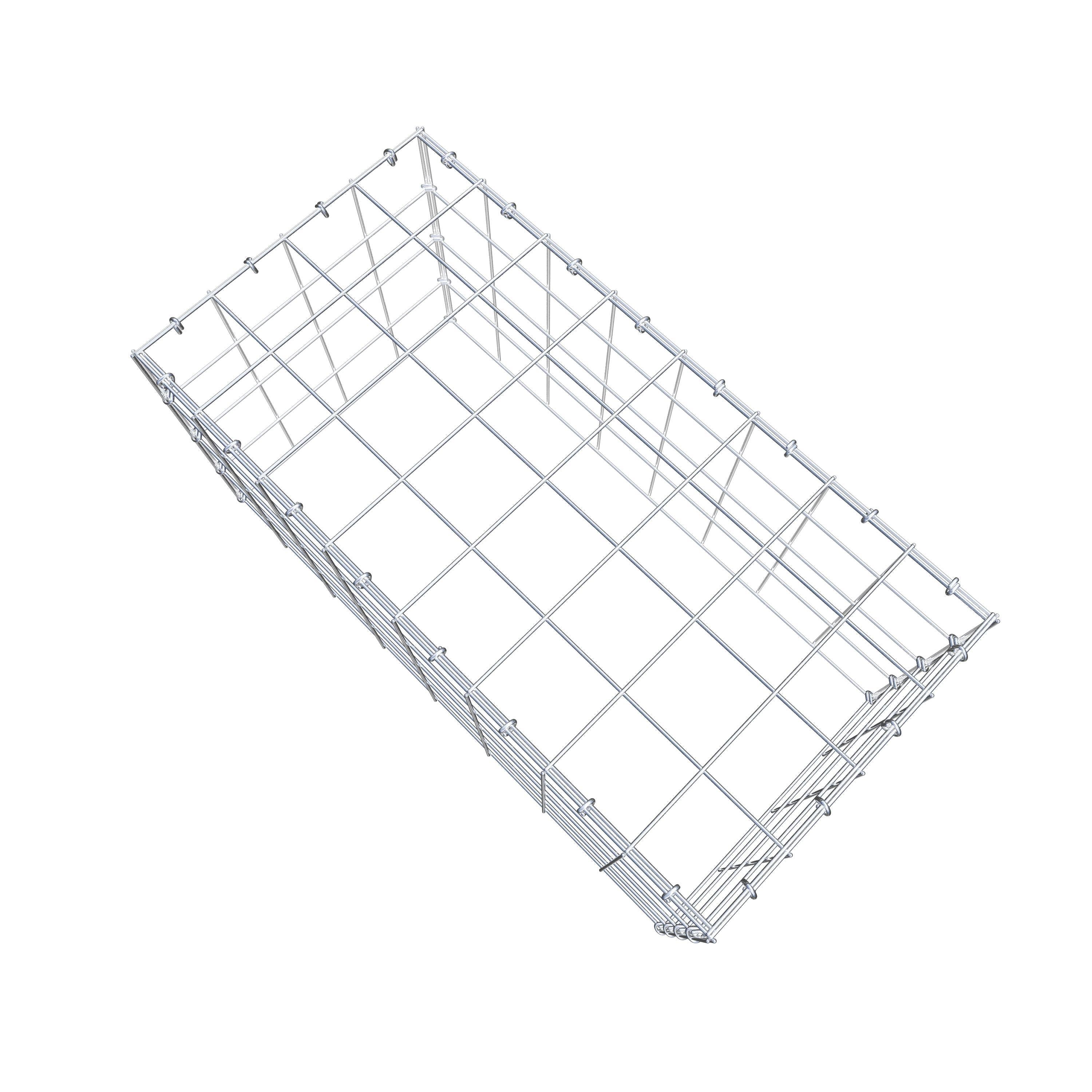 Add-on pool type 3 80 cm x 40 cm x 40 cm (L x H x D), maaswijdte 10 cm x 10 cm, C-ring