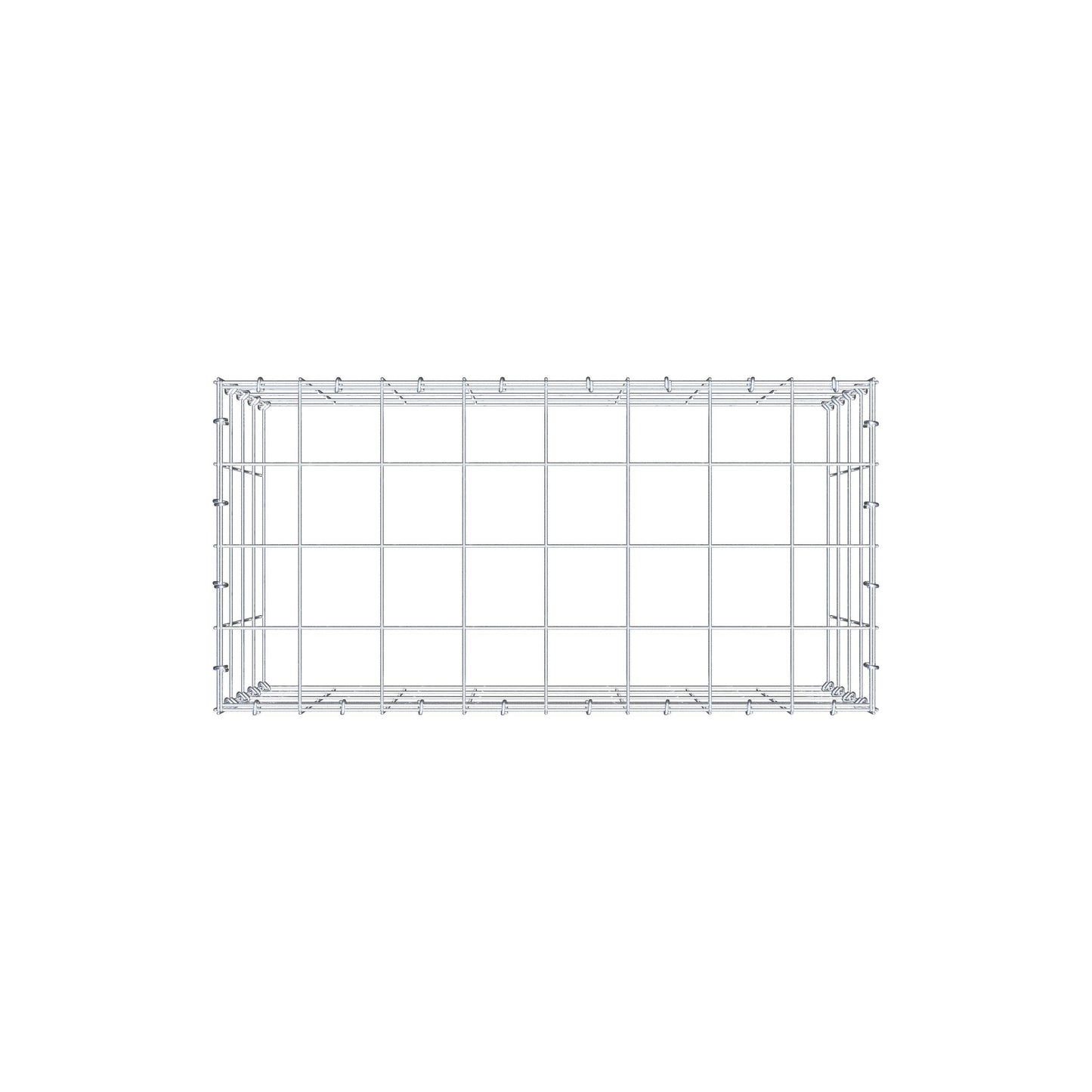 Pilote adicional tipo 3 80 cm x 40 cm x 40 cm (L x A x P), malla 10 cm x 10 cm, anillo en C