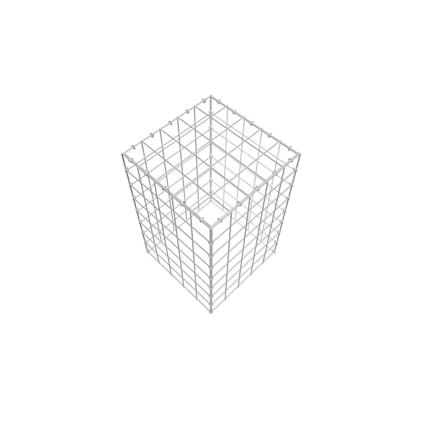 Toegevoegde pool type 3 80 cm x 50 cm x 50 cm (L x H x D), maaswijdte 10 cm x 10 cm, C-ring