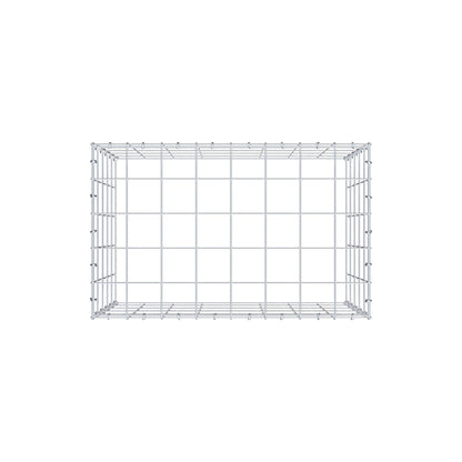 Toegevoegde pool type 3 80 cm x 50 cm x 50 cm (L x H x D), maaswijdte 10 cm x 10 cm, C-ring
