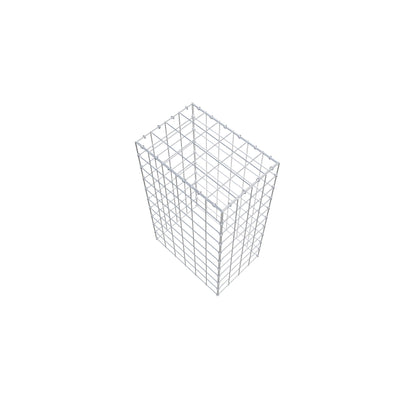 Mounted gabion type 3 100 cm x 60 cm x 40 cm (L x H x D), mesh size 10 cm x 10 cm, C-ring