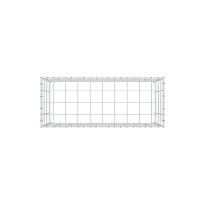 Mounted gabion type 3 100 cm x 60 cm x 40 cm (L x H x D), mesh size 10 cm x 10 cm, C-ring