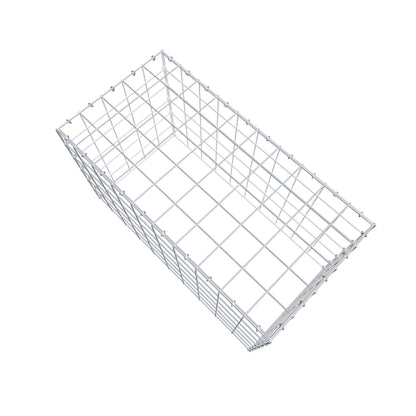 Mounted gabion type 3 100 cm x 60 cm x 50 cm (L x H x D), mesh size 10 cm x 10 cm, C-ring