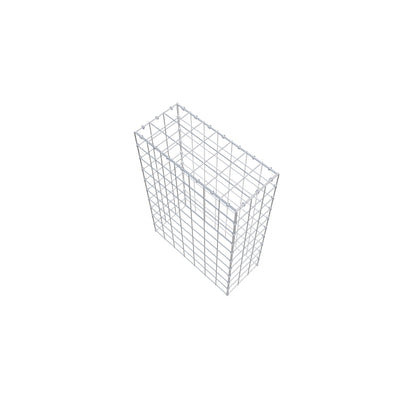 Monteret gabion type 3 100 cm x 70 cm x 30 cm (L x H x D), maskestørrelse 10 cm x 10 cm, C-ring