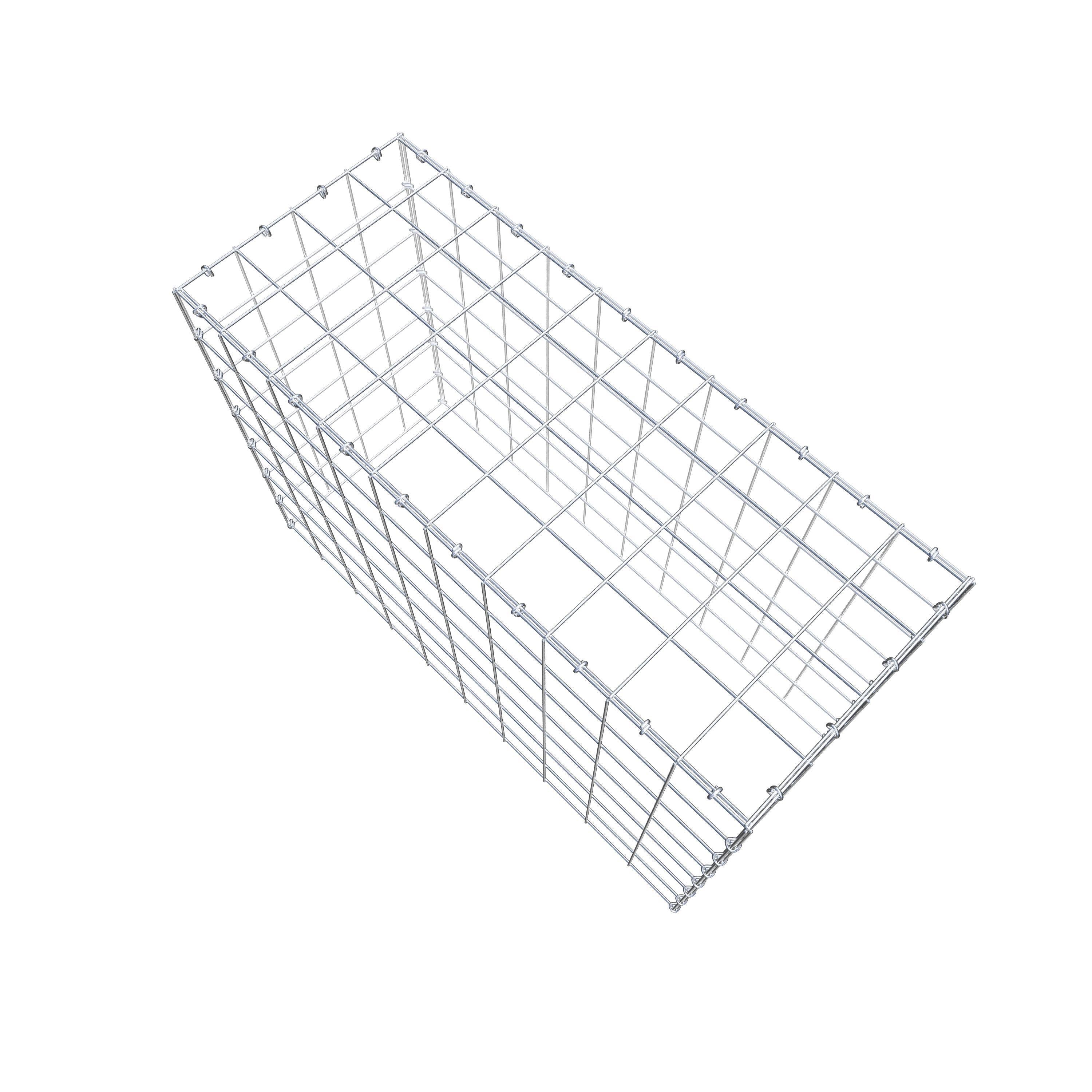 Gabião Tipo 3 100 cm x 70 cm x 40 cm (C x A x P), malhagem 10 cm x 10 cm, anel C