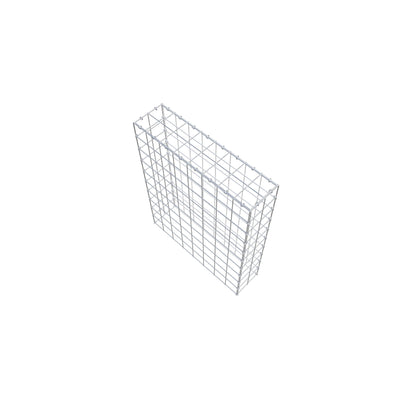 Mounted gabion type 3 100 cm x 80 cm x 20 cm (L x H x D), mesh size 10 cm x 10 cm, C-ring