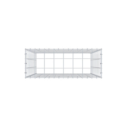 Fourche rapportée type 3 100 cm x 80 cm x 30 cm (L x H x P), mailles 10 cm x 10 cm, anneau C