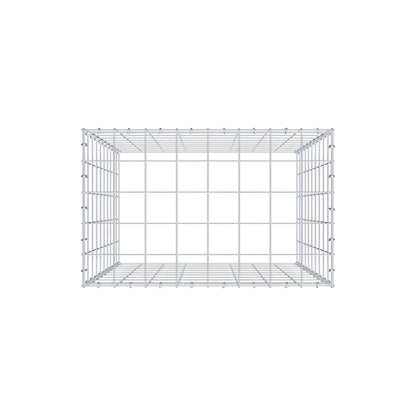 Anbaugabione Typ 3 100 cm x 80 cm x 50 cm (L x H x T), Maschenweite 10 cm x 10 cm, C-Ring