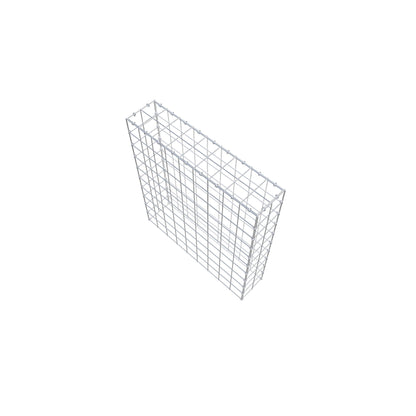 Mounted gabion type 3 100 cm x 90 cm x 20 cm (L x H x D), mesh size 10 cm x 10 cm, C-ring