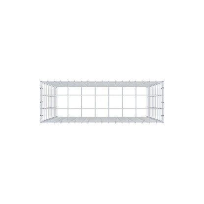 Type 3 oplegkorf 100 cm x 90 cm x 30 cm (L x H x D), maaswijdte 10 cm x 10 cm, C-ring