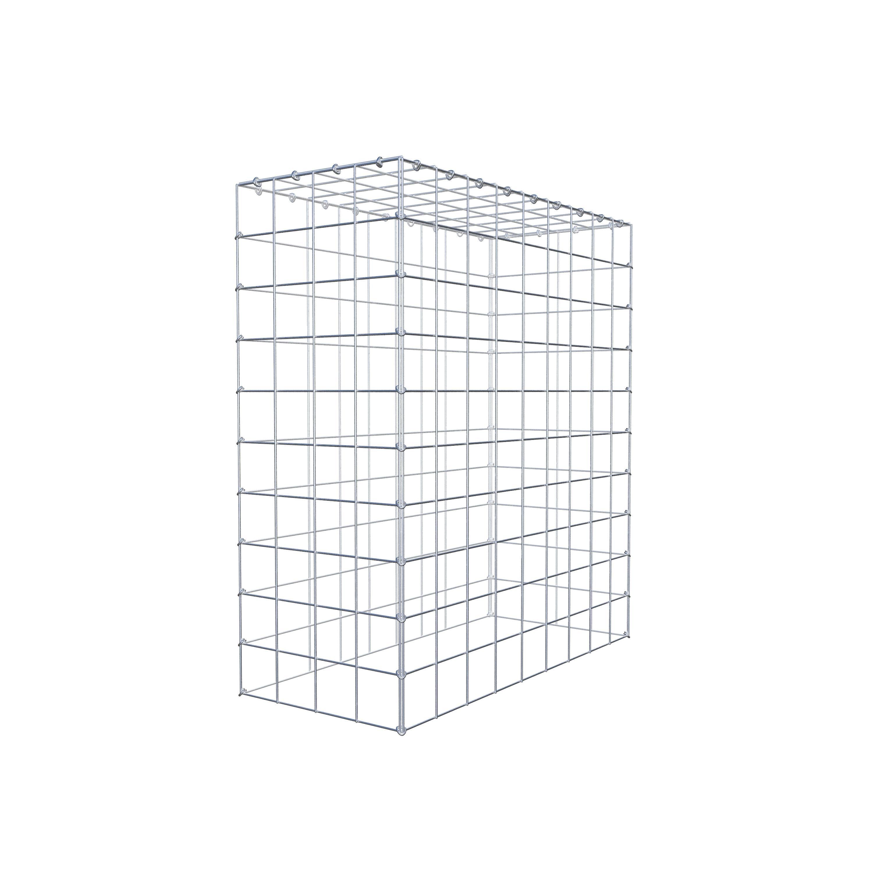 Mounted gabion type 3 100 cm x 90 cm x 40 cm (L x H x D), mesh size 10 cm x 10 cm, C-ring