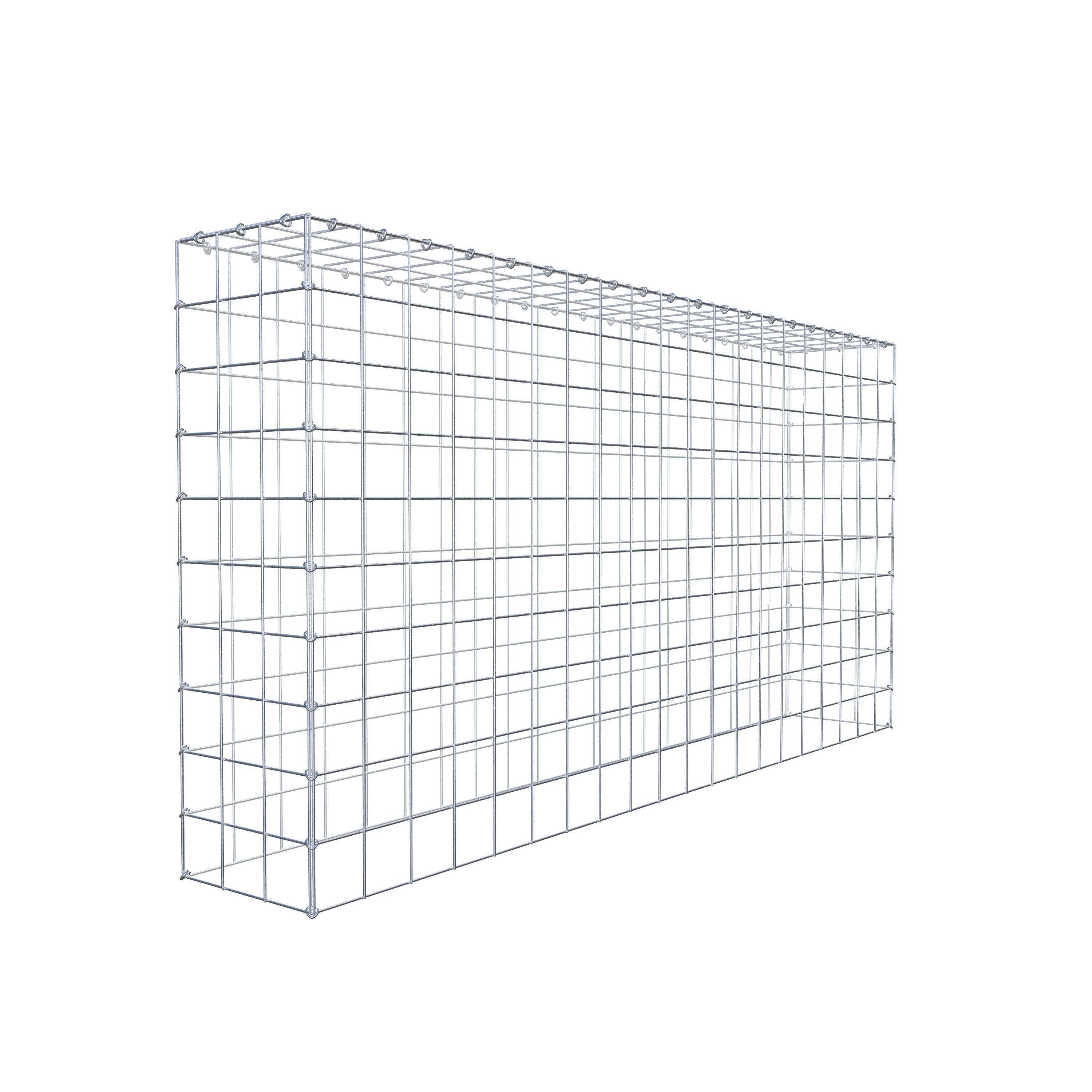 Mounted gabion type 3 200 cm x 100 cm x 30 cm (L x H x D), mesh size 10 cm x 10 cm, C-ring