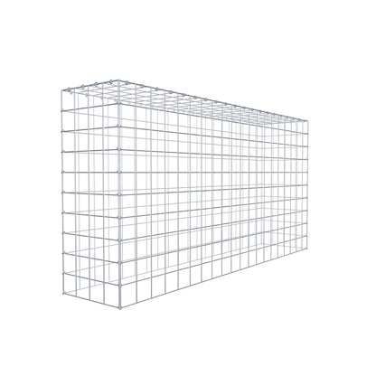 Fourche rapportée type 3 200 cm x 100 cm x 40 cm (L x H x P), mailles 10 cm x 10 cm, anneau en C